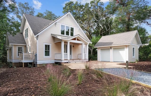Custom new-construction home by Project Works on Bald Head Island